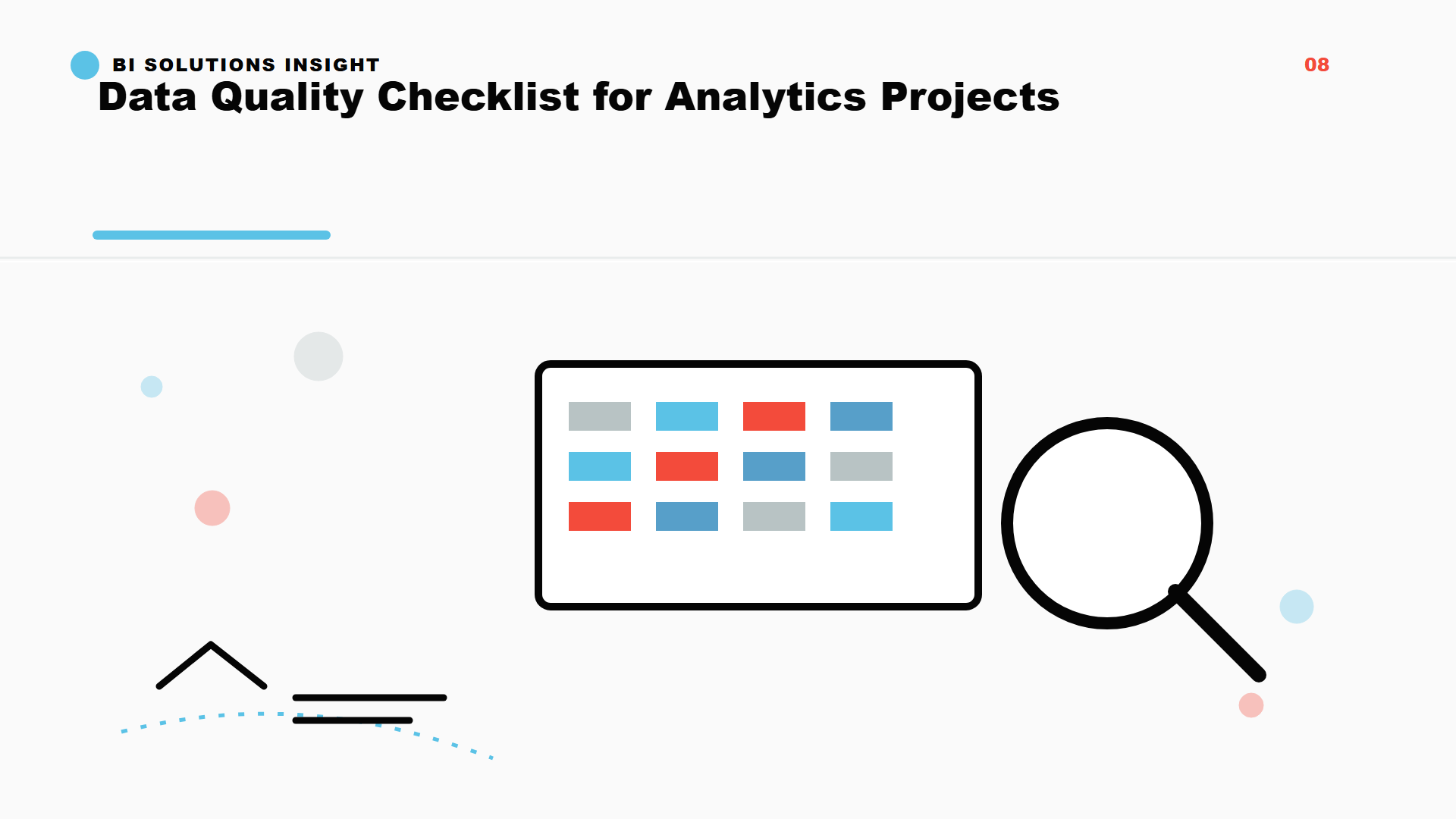 Datenqualitäts-Checkliste für Analytics-Projekte